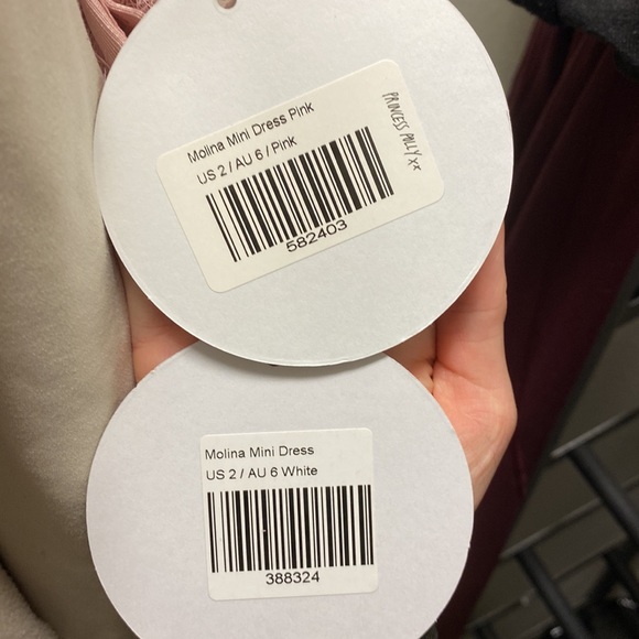 (2x host pick!) Princess Polly Molina drop waist mini dresses both with tags - Picture 5 of 12